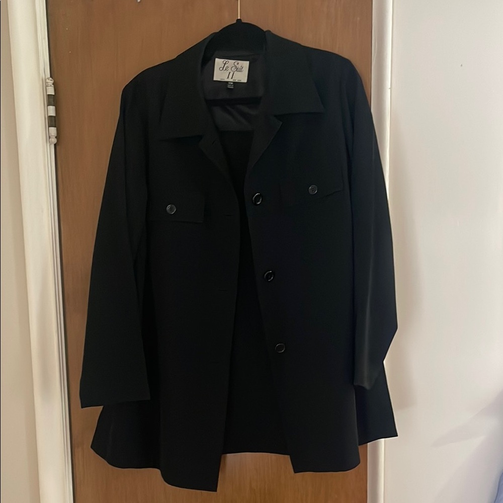Black Women's Jacket by Le Suit Paris